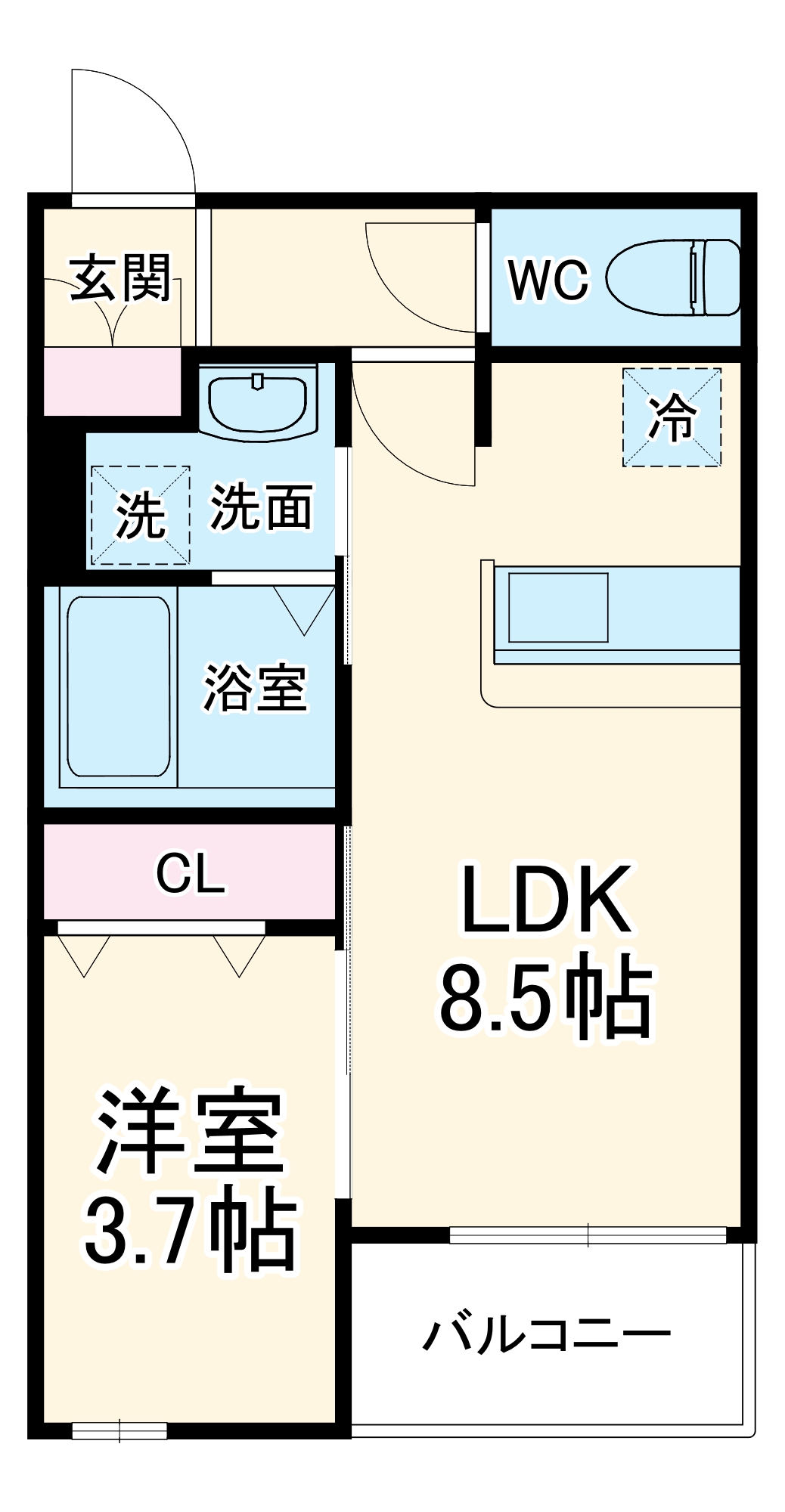 Sierra深江南の間取り