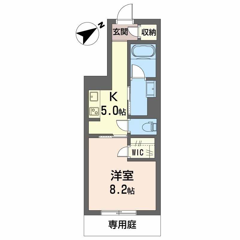 クオリスタ岡崎の間取り