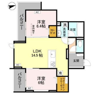 RESIDENCE KAZE 桜の間取り