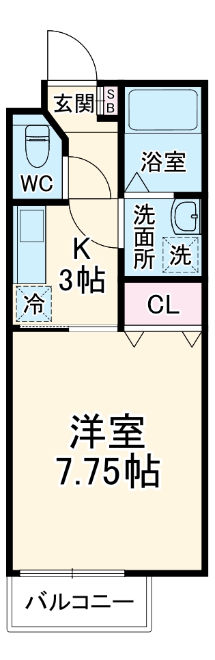 ハウス月うさぎの間取り