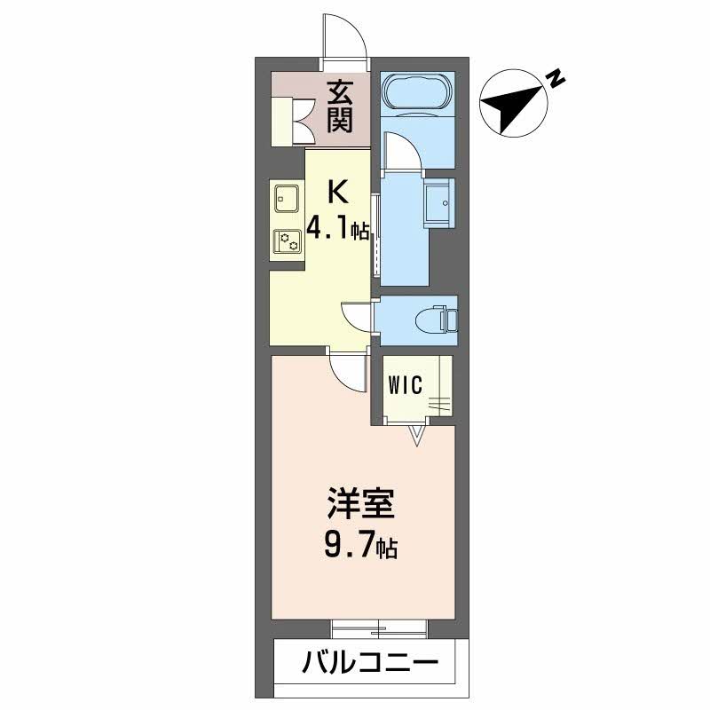 クオリスタ岡崎の間取り