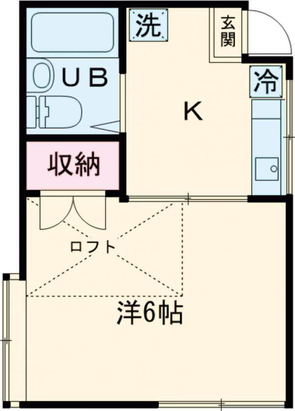 サンケイハイツ篠崎の間取り