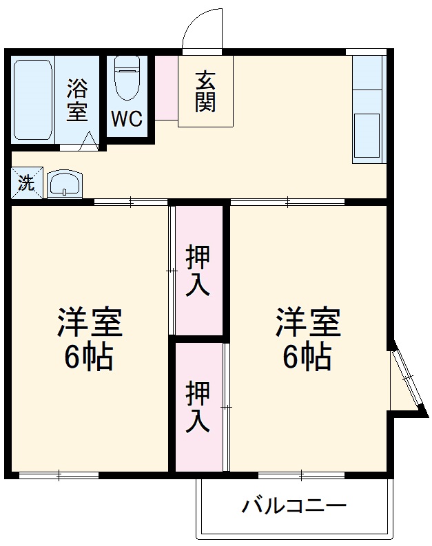 メゾンド・ヴァンテーヌの間取り