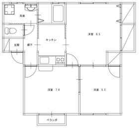 ミチコヒルズＡの間取り