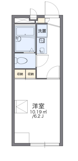 レオパレスクレールの間取り