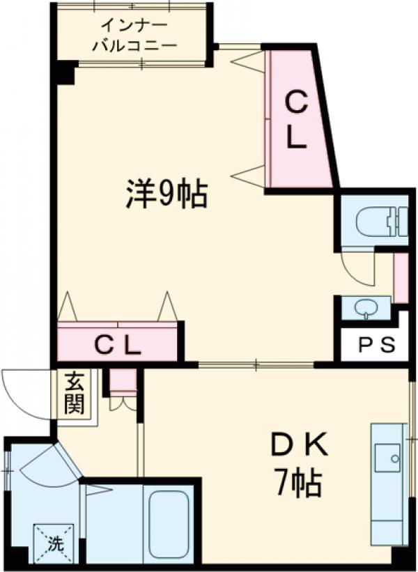 コーポA Ⅱの間取り