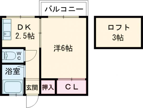 シティーベール古沢の間取り