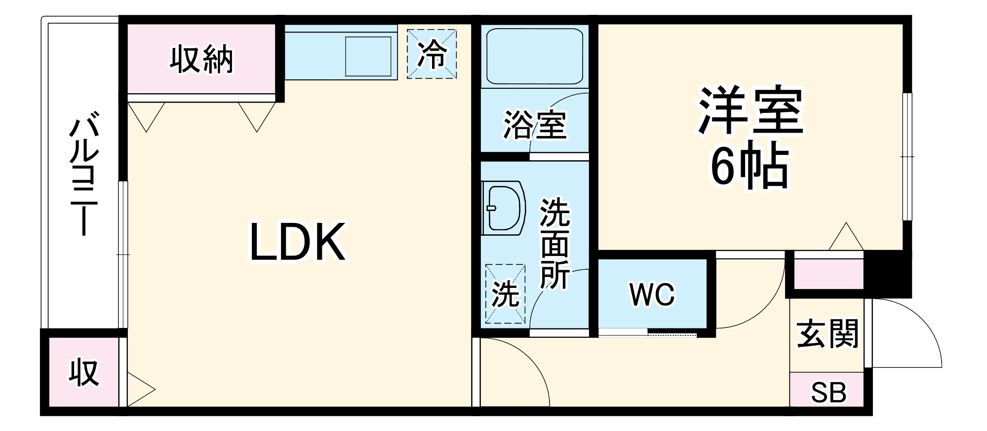レーゾンデートル湘南の間取り