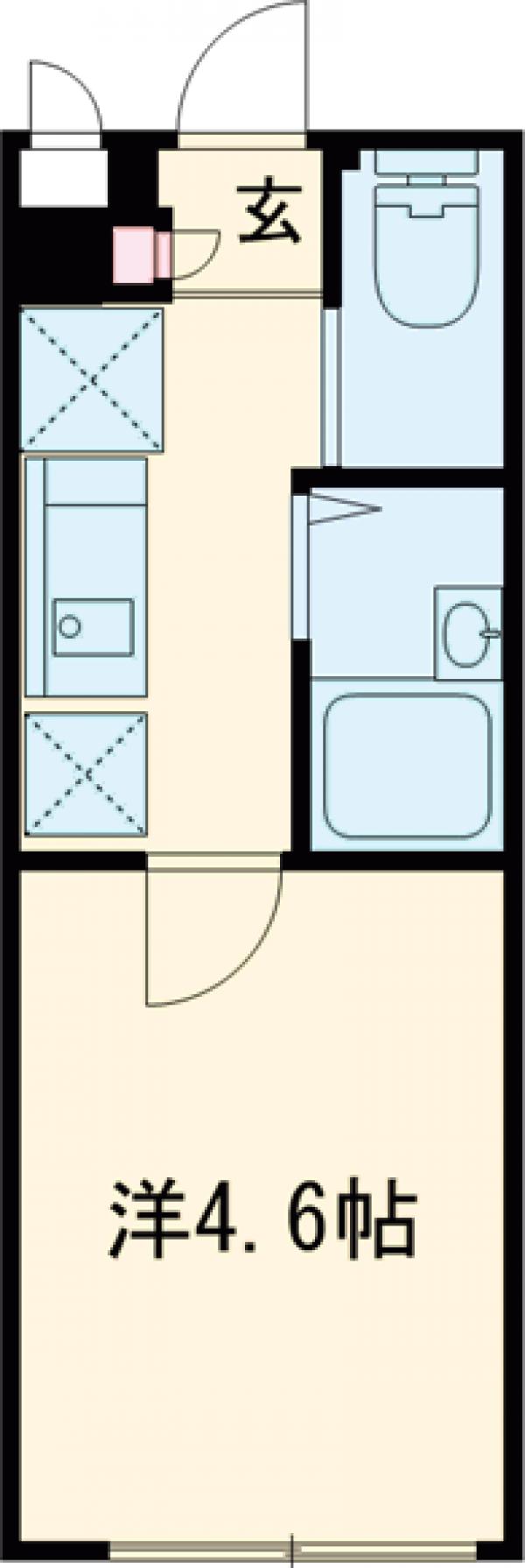 AZEST RENT桜上水の間取り