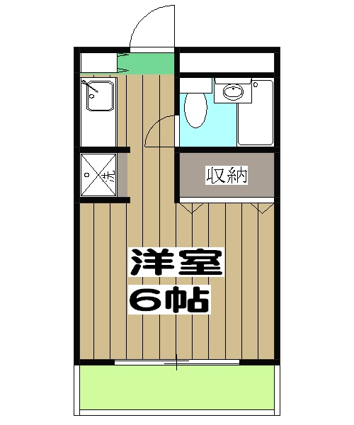 パティオオカモトの間取り