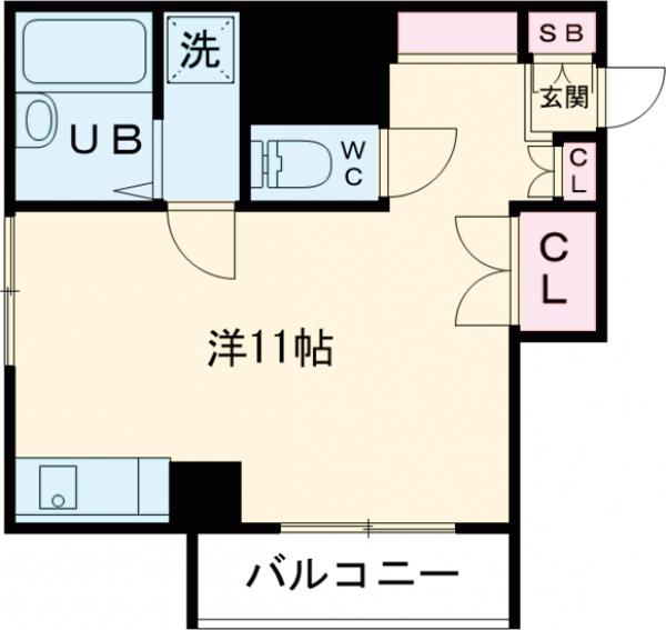 宇佐美マンションの間取り
