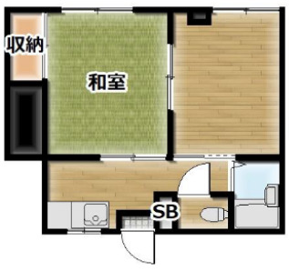 コーポラスAKの間取り