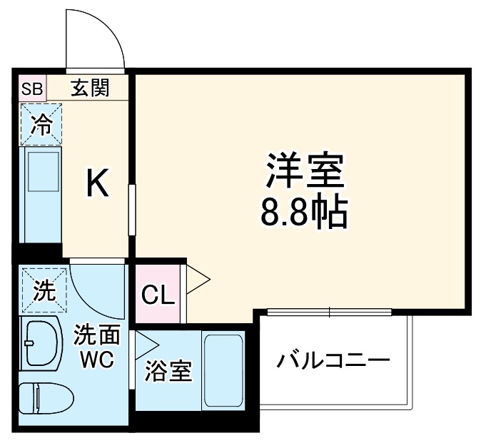 ソレイユM船橋の間取り