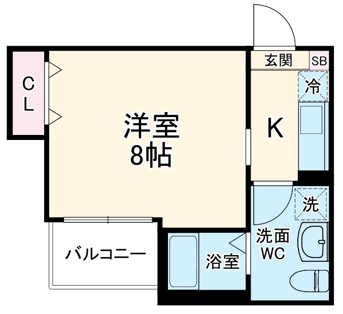 ソレイユM船橋の間取り