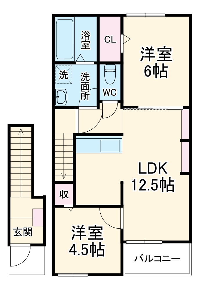 AFC RESIDENCE 小沢渡Aの間取り