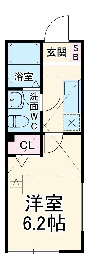 エルソール羽沢の間取り