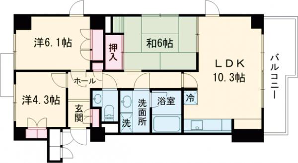 パークハイム荻窪の間取り