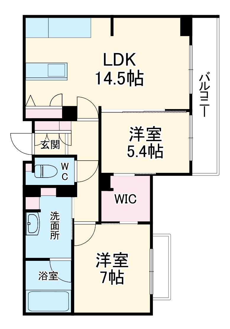 レオーネ ブランの間取り