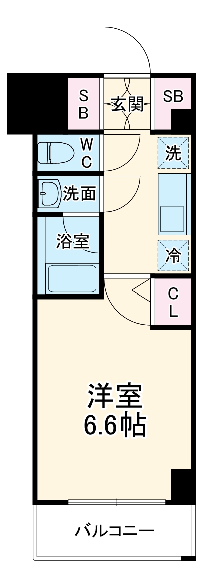 ドゥーエ新横浜の間取り