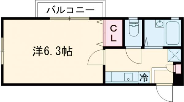カサベルデ梅丘の間取り