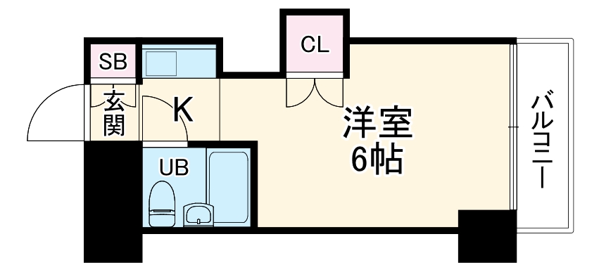 木月の完工年月(1987年2月)築の賃貸マンションの間取り