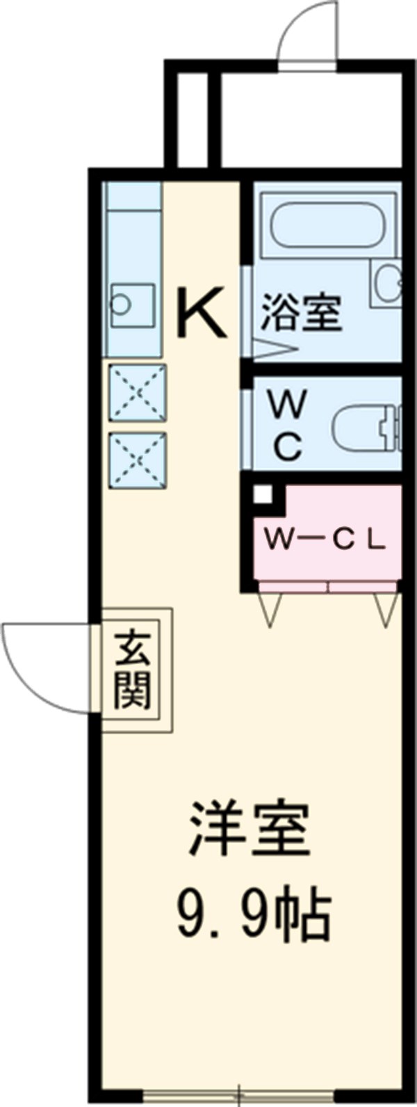 カルミア一之江の間取り