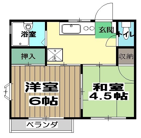 パールハイツ堀江の間取り