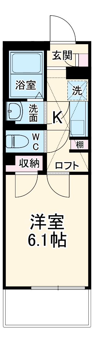 レオネクスト北斗Ⅳの間取り