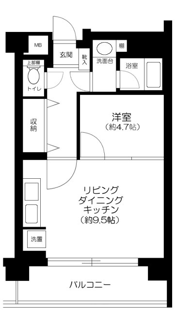 ファシーネ三鷹ハイライズの間取り