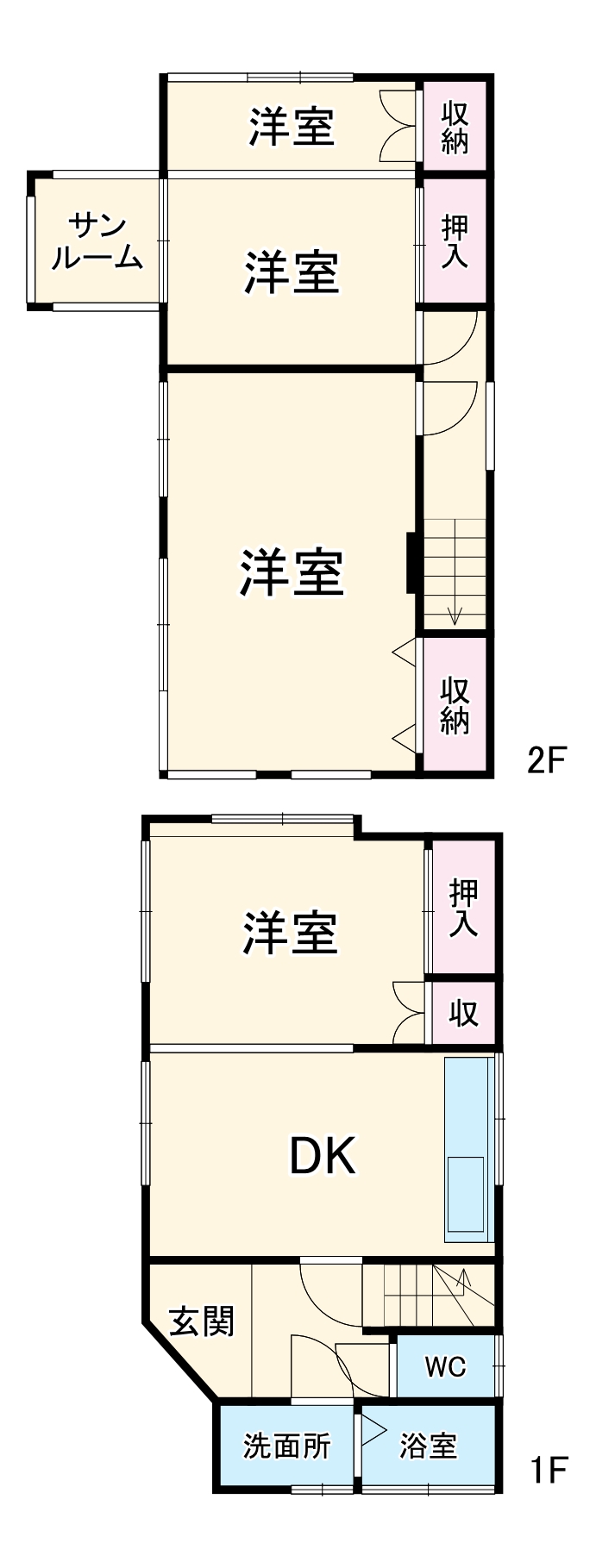 玉川学園戸建の間取り