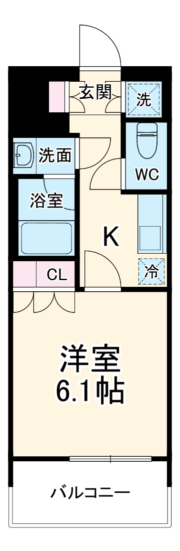 リヴシティ川崎の間取り