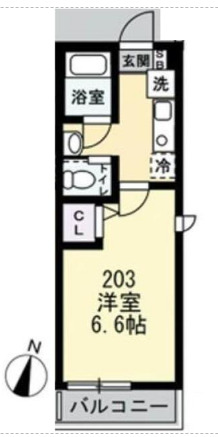 RougeNoirKikunaHillsの間取り