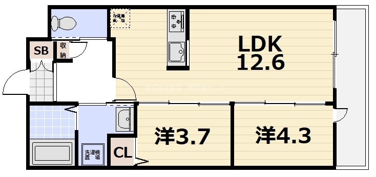 ａｔｔｒｉｃｅ円町の間取り