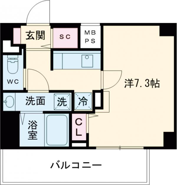 クレヴィスタ綾瀬Ⅱの間取り