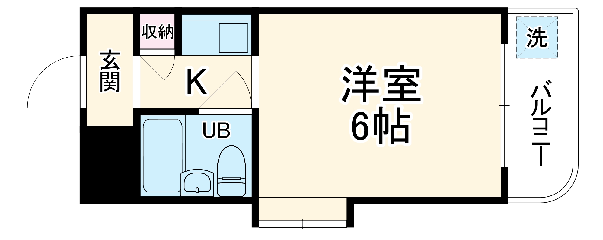 ドール堀田Ⅲの間取り