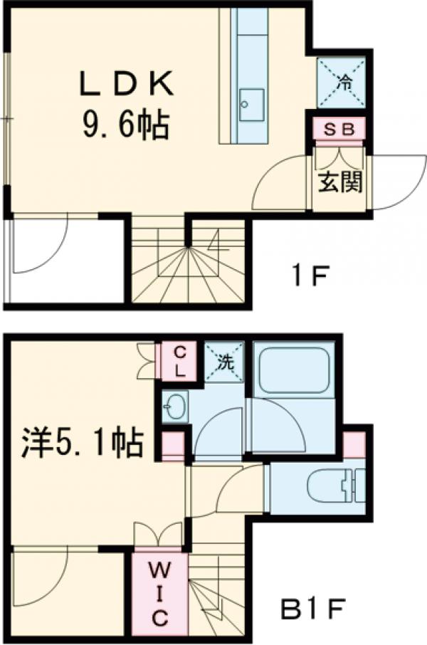 TASUKI RICHESSE 目黒碑文谷の間取り