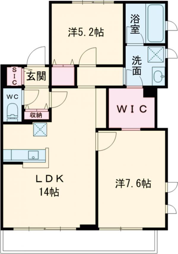 エスティア荻窪の間取り