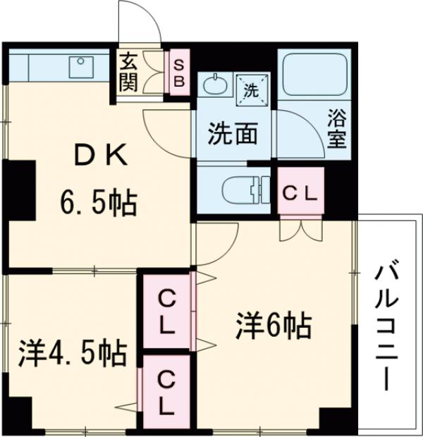 メイゾンアサヒの間取り