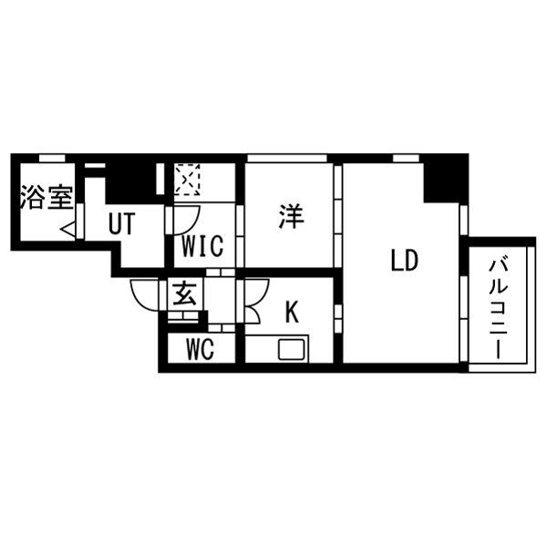 トラストマン堀江の間取り