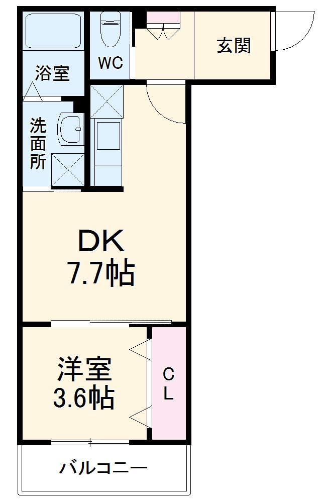 ALTO松戸の間取り