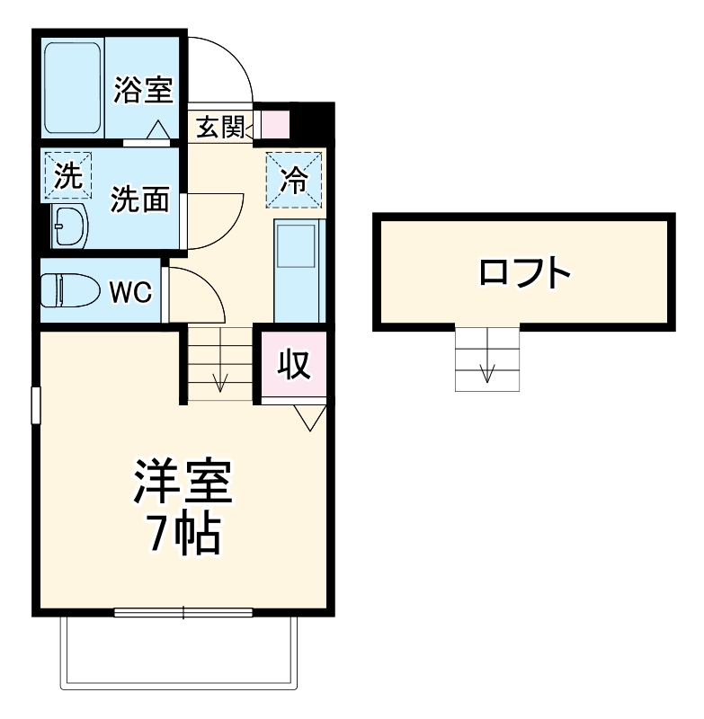 Villa Tasso 桜木町の間取り
