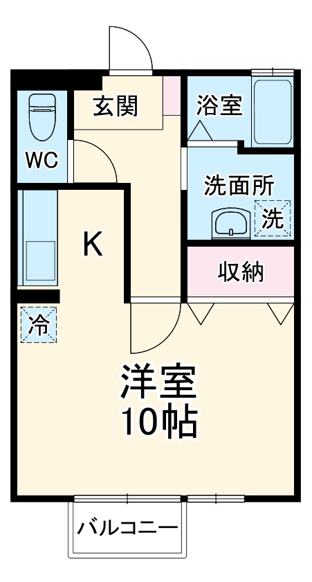 プランドールB棟の間取り