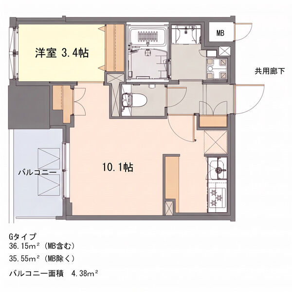 S-RESIDENCE千種belvia TOWERの間取り