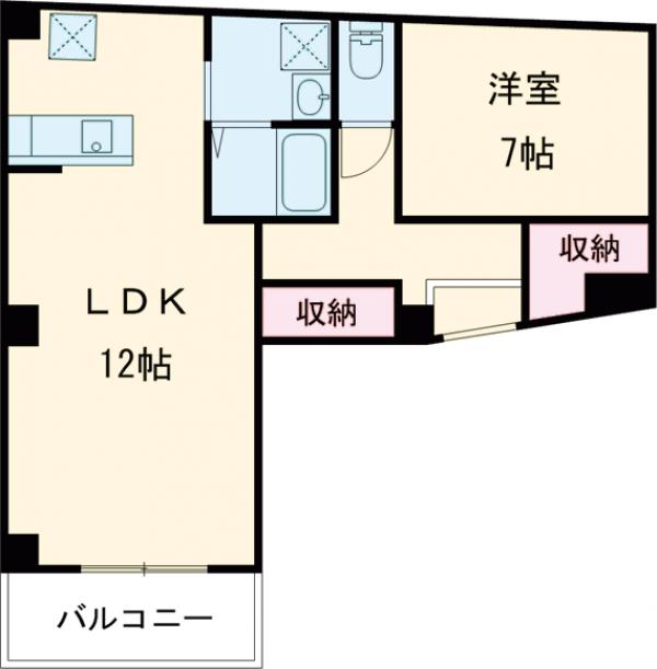 メゾンシルクロードの間取り