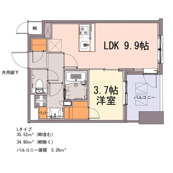 S-RESIDENCE千種belvia TOWERの間取り