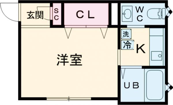 Villa八千代の間取り