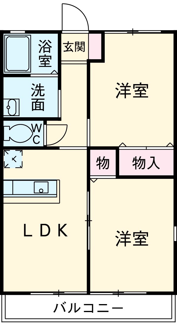 パークハイツIIの間取り