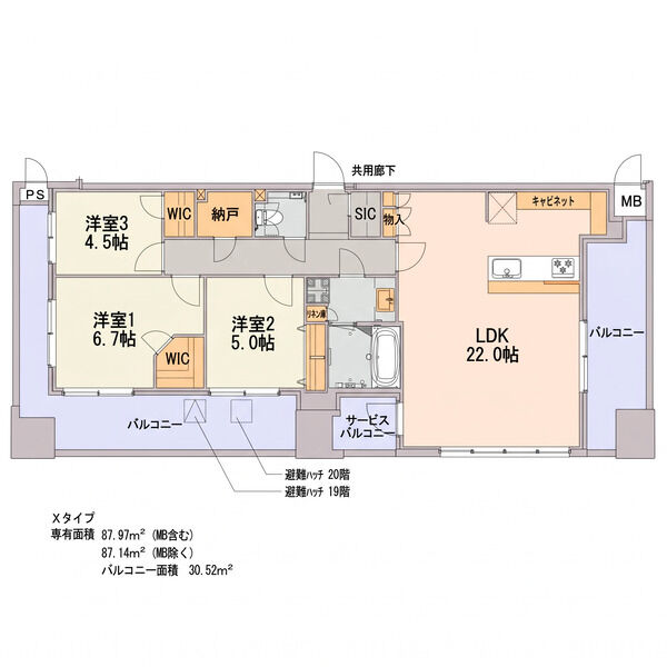 S-RESIDENCE千種belvia TOWERの間取り