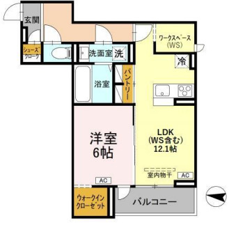 ソレイユ・イーストの間取り