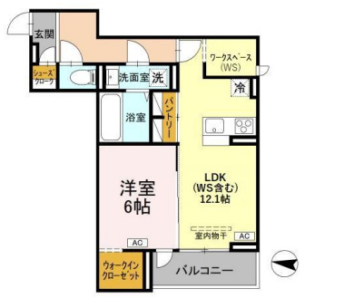 ソレイユ・イーストの間取り